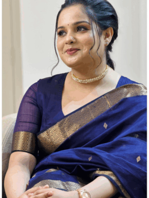 PURE MAHESWARI COTTON SILK HANDLOOM SAREE