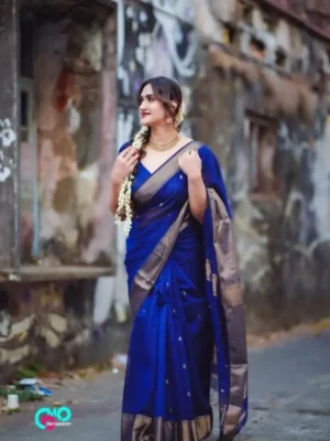 MAHESWARI COTTON SILK HANDLOOM SAREE