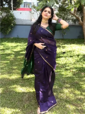 MAHESWARI COTTON SILK HANDLOOM SAREE-NIHARA
