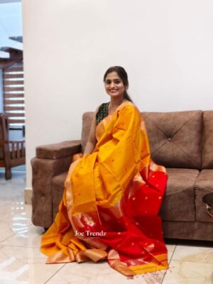 PURE MAHESHEWARI COTTON SILK HANDLOOM SAREE