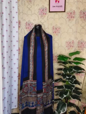 PURE MODAL SILK HANDBLOCK SALWAR SUITE