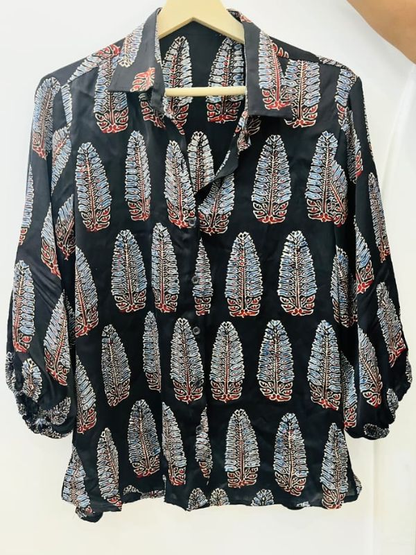 PURE MODAL SILK SHIRT
