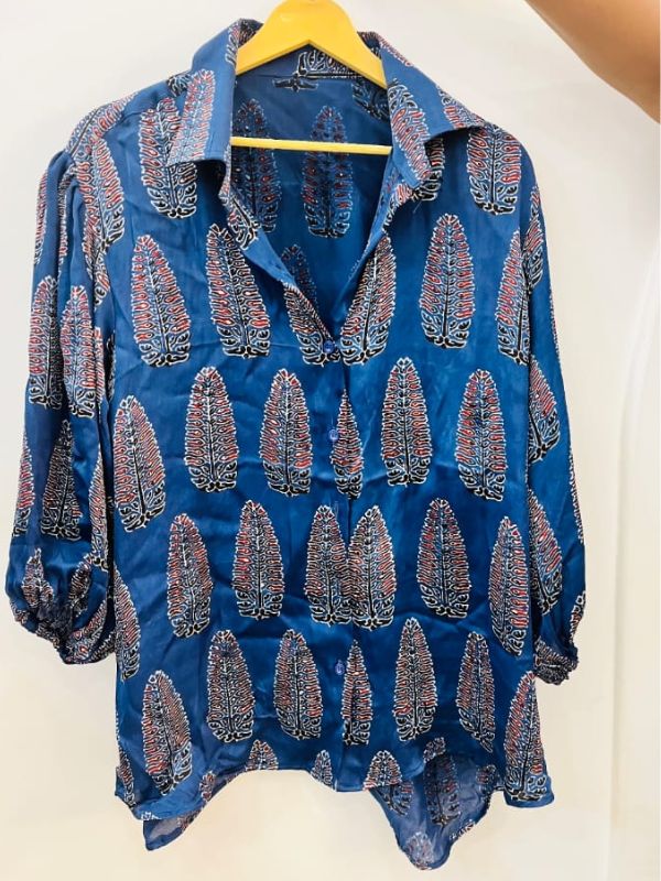 PURE MODAL SILK SHIRT - Image 4