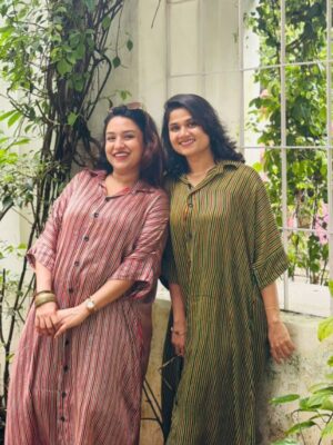 Khaftan shirt in pure modal silk -LINE